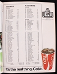 1971 Green Bay Packers vs New York Giants pro! Gameday Publication Magazine