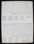 1984 Detroit Tigers Atlanta Braves Doubleday Field Hall of Fame Game Scorecard