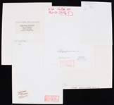 1980-83 Mike Singletary Baylor Bears and Chicago Bears 5x7 and 8x10 Original B&W Photos (Lot of 5)