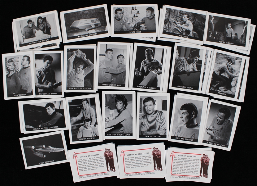 1967 Star Trek Leaf Trading Cards Complete Reprint Set of 72 Cards