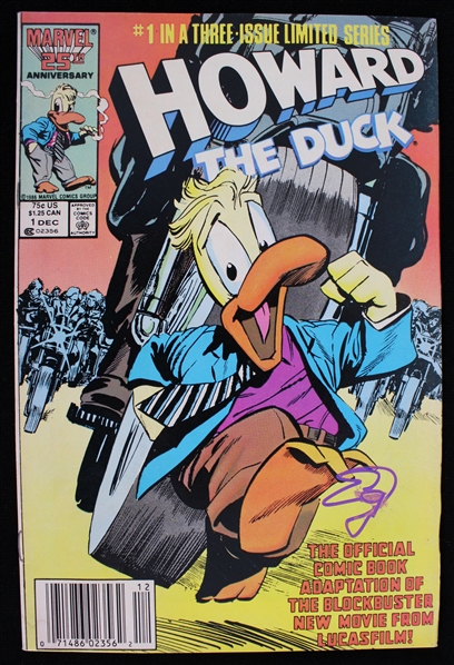 1986 Ed Gale Signed Howard the Duck Marvel Comic Book (JSA)
