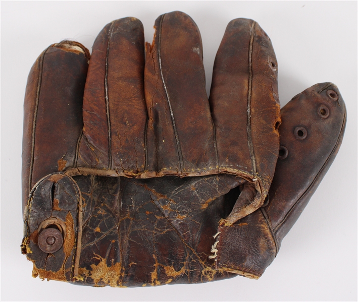 1910s Store Model Baseball Mitt