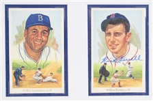 Johnny Bench, Yogi Berra, Rick Ferrell Signed 26x36 Framed LE Baseball's Greatest On One Field Print (JSA) 
