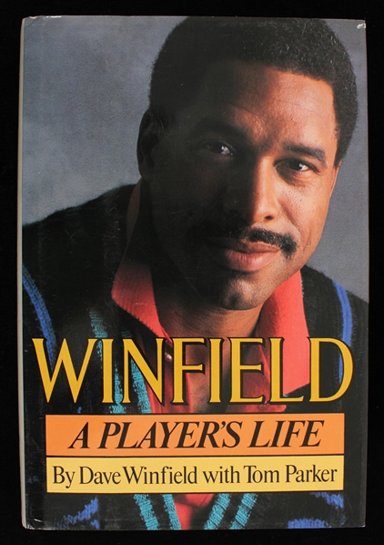 1988 Dave Winfield San Diego Padres NY Yankees Signed Winfield A Players Life Hardcover Book (JSA)