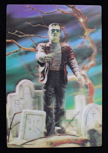 1960s Frankenstein Monster 4" x 6" Vari-Vue Postcard