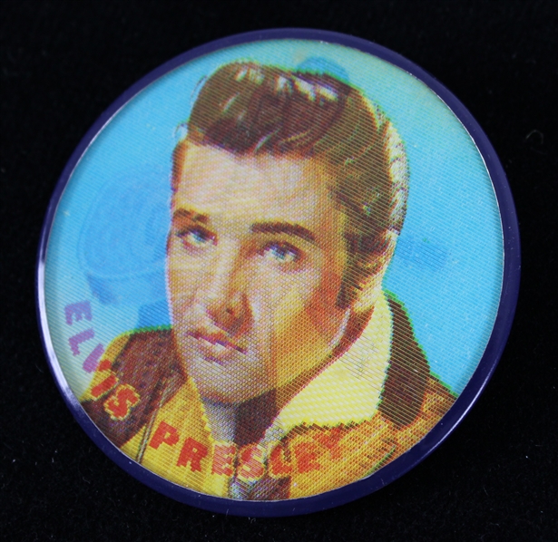 1956 Elvis Presley 2.5" Vari-Vue Pinback Button