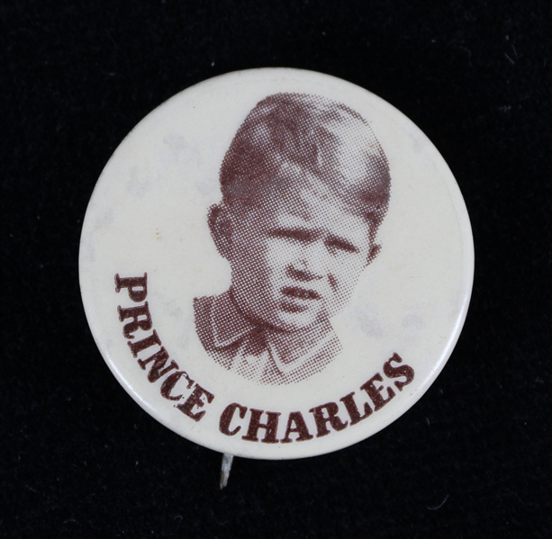 1950s Prince Charles 1.25" Pinback Button