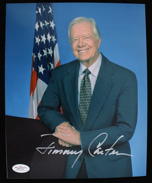 2000s Jimmy Carter 39th President of the United States Signed 8" x 10" Photo *JSA Full Letter*