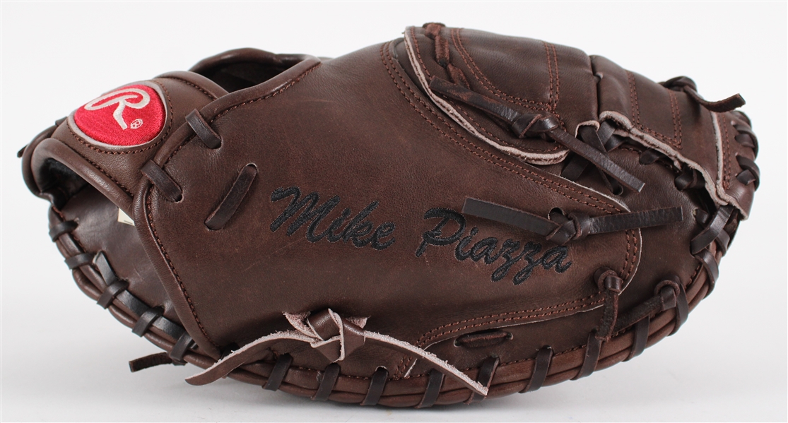 1999-2005 Mike Piazza New York Mets Rawlings Personal Model Catchers Mitt (MEARS LOA)