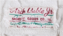 1950's-90's Baseball Memorabilia Collection - Lot of 3 w/ Flannel Little League Uniforms & Shoeless Joe Golden Age Glove  
