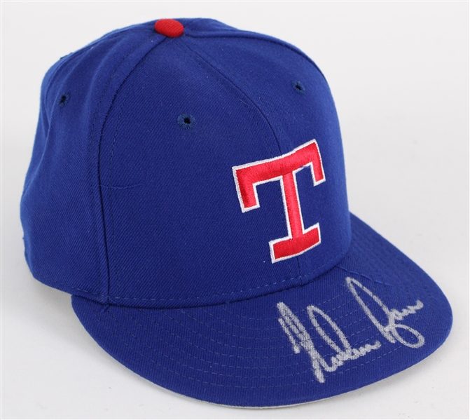 1998-2000 Nolan Ryan Texas Rangers Signed Cap (PSA/DNA)