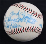 1946 Bob Feller Cleveland Indians Signed & Inscribed Official League Baseball (JSA)