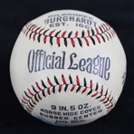 1946 Bob Feller Cleveland Indians Signed & Inscribed Official League Baseball (JSA)
