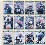 1994 Reggie White, Brett Favre, Sterling Sharpe & more GB Packers Signed 15x22 Framed Uncut Cards (JSA) 