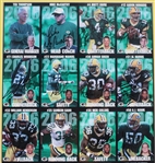 2006 Aaron Rodgers, Brett Favre, Mike McCarthy & more GB Packers Signed 15x22 Framed Uncut Cards (JSA) 