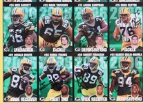 2006 Aaron Rodgers, Brett Favre, Mike McCarthy & more GB Packers Signed 15x22 Framed Uncut Cards (JSA) 