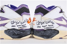 1992 Cedric Ceballos Phoenix Suns Signed Nike Air Slam Dunk Contest Champion Sneakers (MEARS LOA / JSA / California Sports Investments Letter)