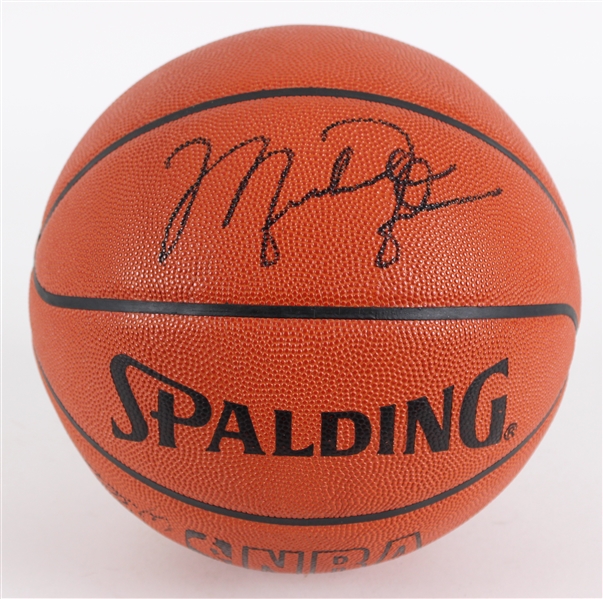 1990-91 NBA Champion Chicago Bulls Multi Signed ONBA Stern Basketball w/ 7 Signatures Including Michael Jordan & More (JSA)