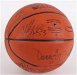 1990-91 NBA Champion Chicago Bulls Multi Signed ONBA Stern Basketball w/ 7 Signatures Including Michael Jordan & More (JSA)
