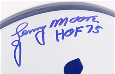 2000's Lenny Moore Baltimore Colts Signed Full Size Display Helmet (JSA)