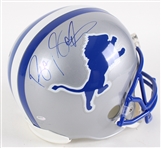 2017 Barry Sanders Detroit Lions Signed Full Size Display Helmet (JSA)