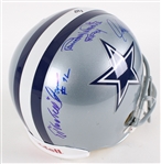 2000's Randy White Ed Too Tall Jones John Dutton Dallas Cowboys Signed Full Size Display Helmet (JSA)
