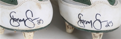 2001-13 Green Bay Packers Signed Nike Game Worn Cleat(s) - Lot of 5 w/ Dorsey Levens, Clay Matthews, Donald Driver & Marques Anderson (MEARS LOA / JSA / Pepper Burruss Collection)
