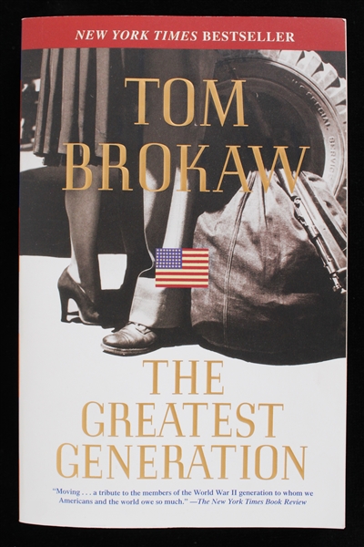 1998 Tom Brokaw Signed The Greatest Generation Book (JSA)