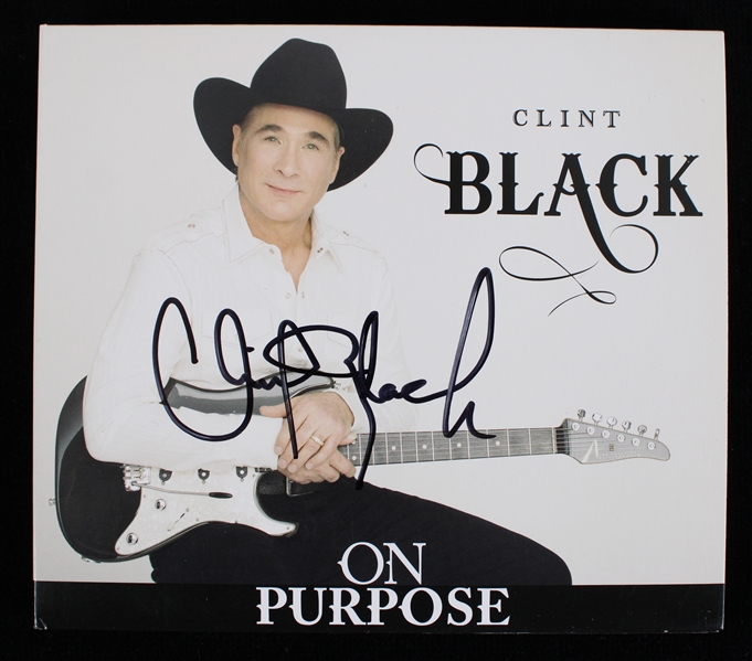 2015 Clint Black Signed On Purpose Compact Disc (JSA)