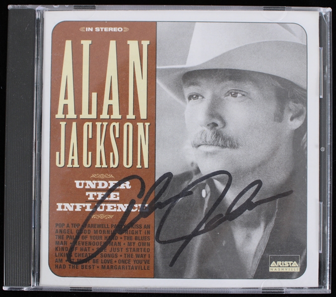 1999 Alan Jackson Signed Under The Influence Compact Disc (JSA)