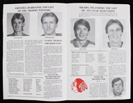 1984 Chicago Blackhawks Hawkey Talk Pamphlet 