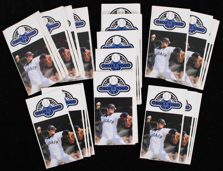 1982 Chicago White Sox Pocket Schedules (Lot of 39)