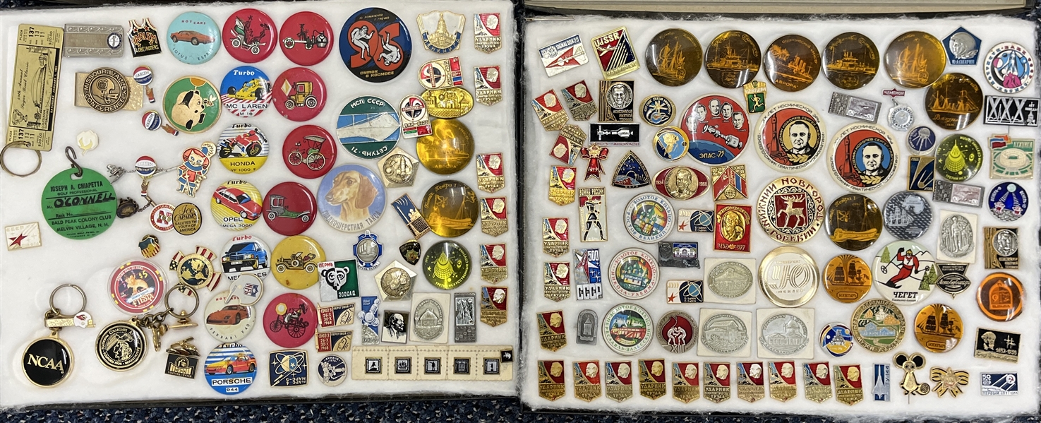 Vintage Pinback Button Collection (Lot of 80+)
