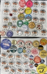 Vintage Pinback Button Collection (Lot of 80+)