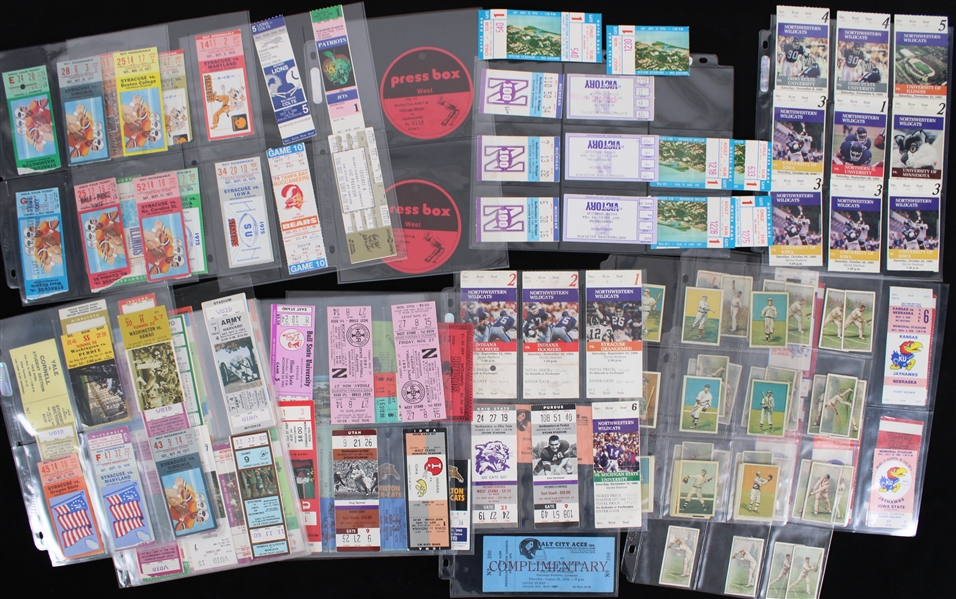 1970s-90s Football Ticket Stubs & more (Lot of 50+)