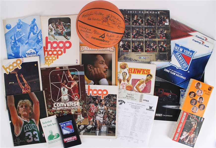 1970s-2010s NBA & Hockey Magazines, Programs & more (Lot of 50+)