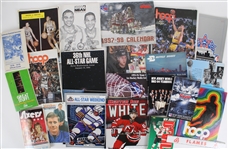 1970s-2010s NBA & Hockey Magazines, Programs & more (Lot of 50+)