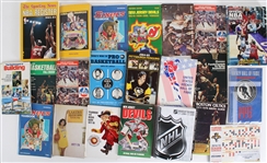 1970s-2010s NBA & Hockey Magazines, Programs & more (Lot of 50+)