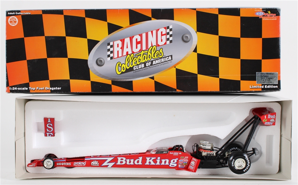 1997 Kenny Bernstein Budweiser MIB Scale Model Top Fuel Dragster