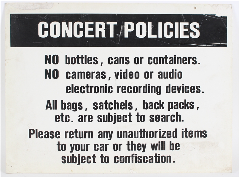 1970-1999 Milwaukee County Stadium 18x24 Original Sign 
