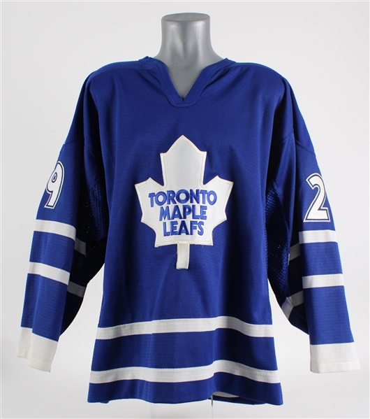 1996-97 Felix Potvin Toronto Maple Leafs Team Issued Road Jersey (MEARS A5)