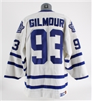 1993-94 Doug Gilmour Toronto Maple Leafs Game Worn Home Jersey (MEARS A10)