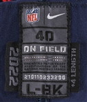 2022 Derrick Henry Tennessee Titans Home Jersey (MEARS A5)