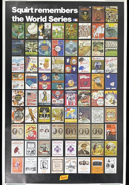 1900s-70s Squirt Remembers World Series 25x38 Poster 