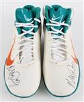 2012 Mike Pouncey Miami Dolphins Signed Game Worn Nike Cleats (MEARS LOA) *Full JSA Letter*