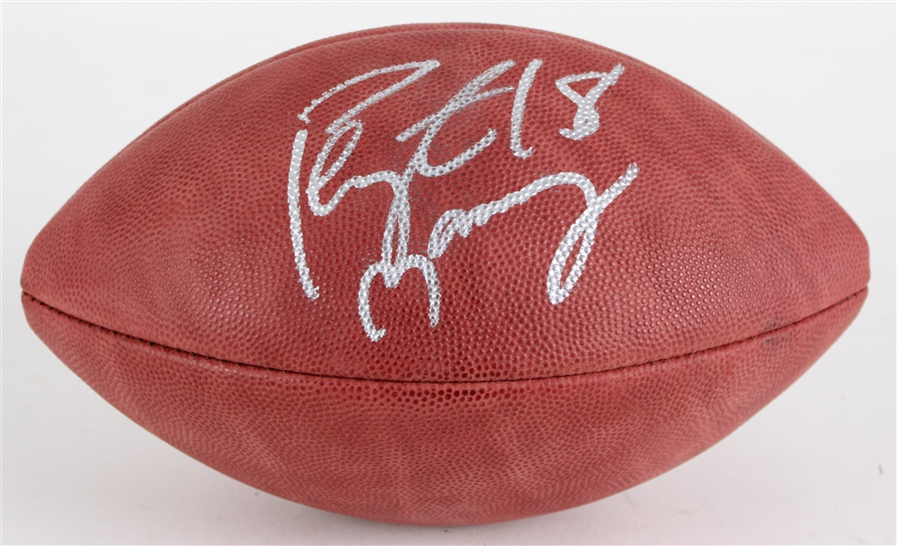 2001 Peyton Manning Indianapolis Colts Signed ONFL Tagliabue Football (JSA)