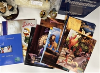 1990s Walt Disney Classic Collection Statues, Pinocchio 27x36 Framed Print & more (Lot of 35+)