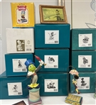 1990s Walt Disney Classic Collection Statues, Pinocchio 27x36 Framed Print & more (Lot of 35+)