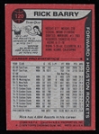 1979 Rick Barry Houston Rockets Signed Topps #120 Basketball Trading Card (JSA)