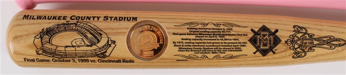 1970's-2000's Baseball Bat Collection - Lot of  11 w/ 5 Signed Including Denny McLain, Mike Schmidt, Robin Yount & More (JSA)